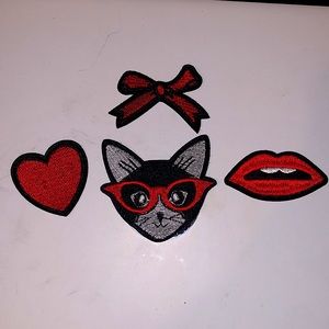 Iron on patches 4 piece